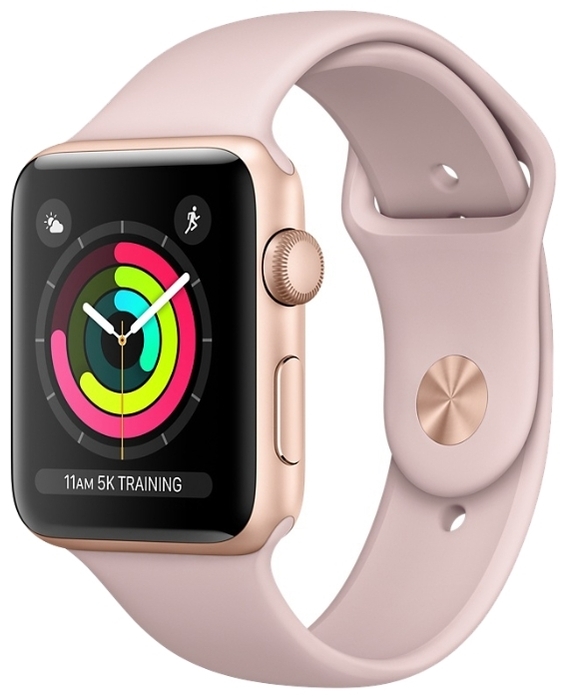 Apple Watch Series 3 38мм Aluminum Case with Sport Band - водонепроницаемость: WR50 (5 атм)