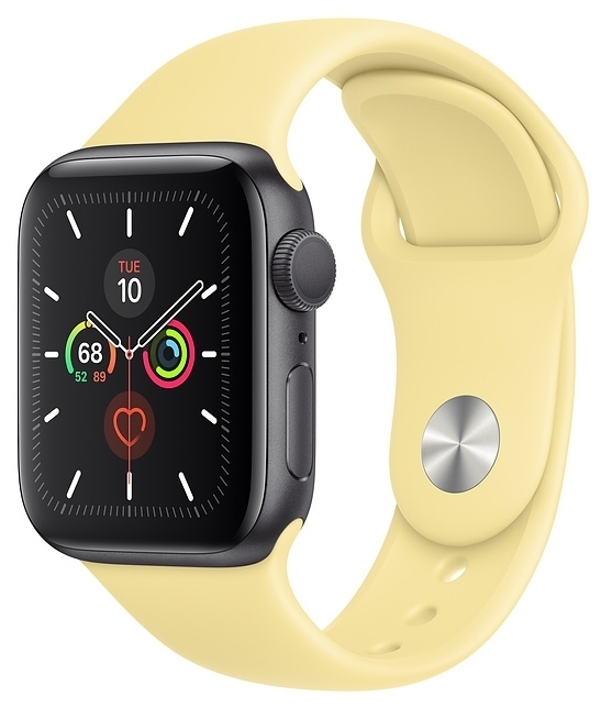 Apple Watch Series 5 GPS 44мм Aluminum Case with Sport Band - совместимость: iOS