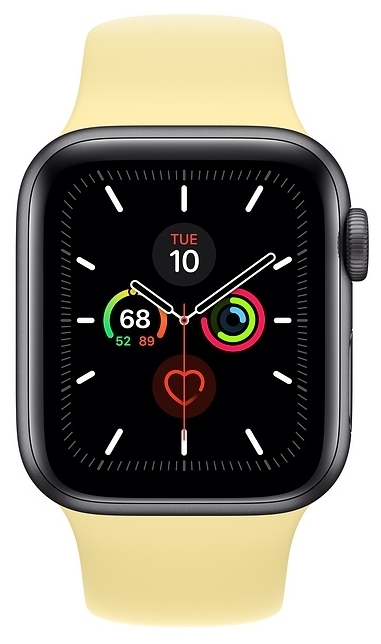 Apple Watch Series 5 GPS 44мм Aluminum Case with Sport Band - водонепроницаемость: WR50 (5 атм)