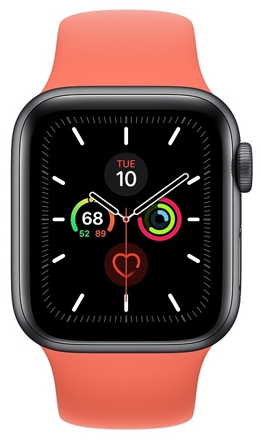 Apple Watch Series 5 GPS 44мм Aluminum Case with Sport Band - звонки: возможность ответа