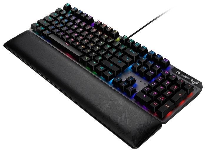 ASUS TUF Gaming K7 Linear switch - количество клавиш: 104, с цифровым блоком