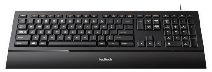 Logitech Illuminated Keyboard K740 Black USB - подсветка: да