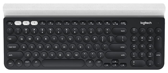Logitech K780 Multi-Device Wireless Keyboard Black Bluetooth - тип: мембранная