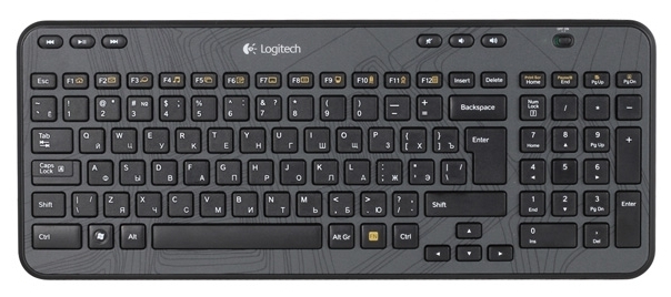 Logitech Wireless Keyboard K360 920-003095 Black USB - подключение: беспроводная (радиоканал)