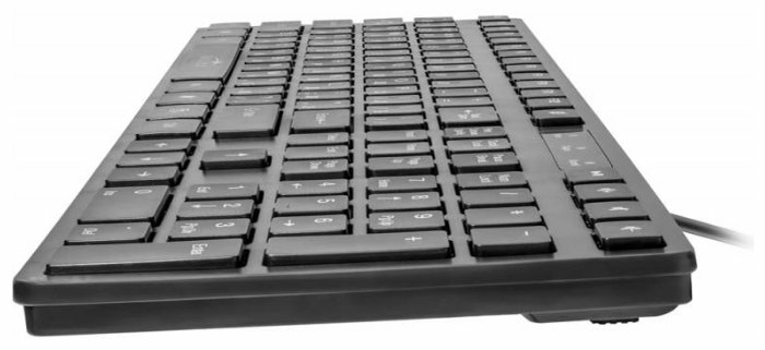 OKLICK 556S Black USB - количество клавиш: 104, с цифровым блоком