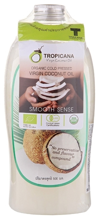 Tropicana "Organic Cold Pressed Virgin Coconut Oil" - страна: Таиланд