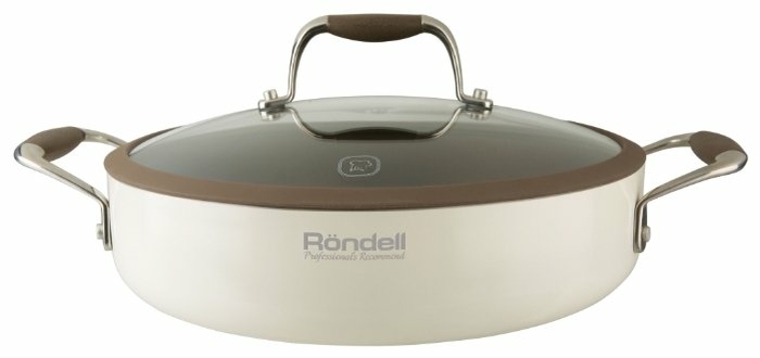 Rondell Latte RDA-286 26 см с крышкой - материал: алюминий