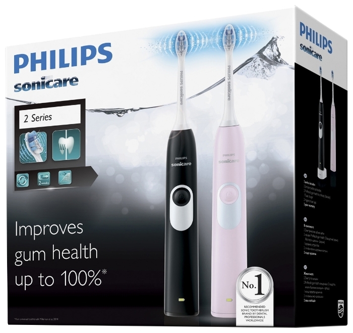 Philips Sonicare 2 Series gum health HX6232/41 - режимы: ежедневная чистка