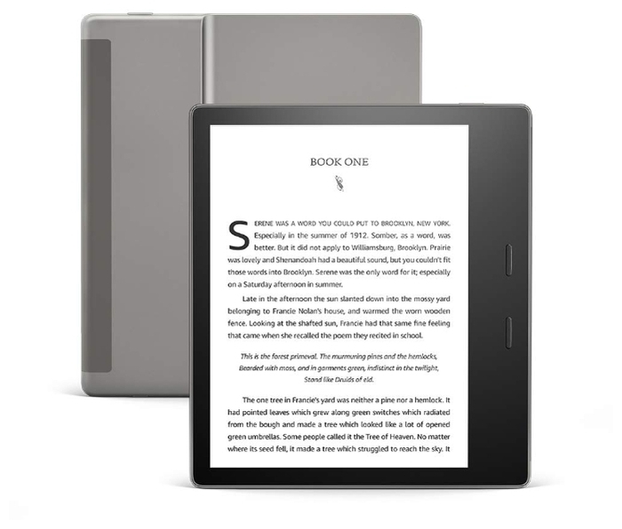 Amazon Kindle Oasis 2019 8 Gb - сенсорный дисплей,   7" (1448x1072)