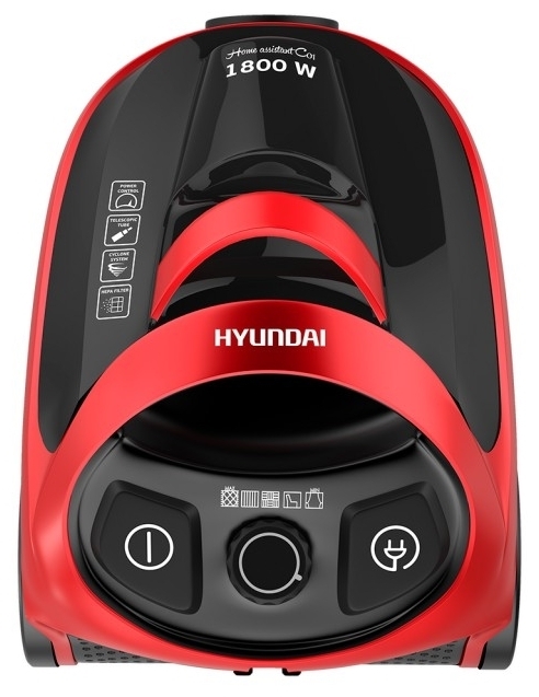 Hyundai H-VCC01 - особенности: регулятор мощности на корпусе