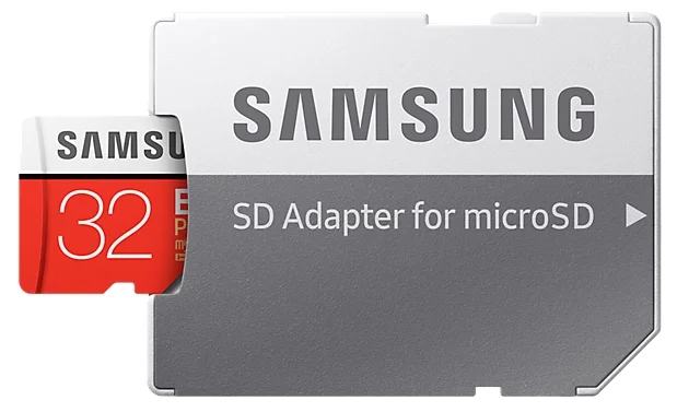 Samsung microSDHC EVO Plus 95MB/s + SD adapter - поддержка UHS: UHS Class 1, UHS-I
