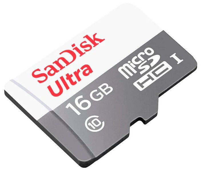 SanDisk Ultra microSDHC Class 10 UHSI 80MB/s - скорость обмена данными: 533x