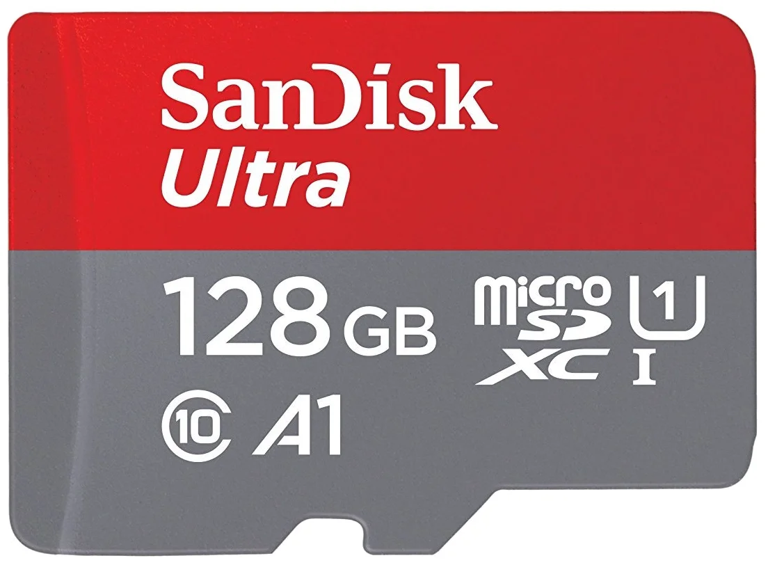 SanDisk Ultra microSDXC Class 10 UHS Class 1 A1 100MB/s + SD adapter - поддержка UHS: UHS Class 1, UHS-I