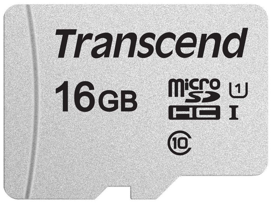 Transcend microSD 300S Class 10 UHSI U1 - тип карты памяти: microSDHC, microSDXC