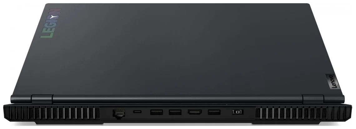 Lenovo Legion 5 15ACH6H - разъемы: USB 3.2 Gen2 Type-С x 2, выход HDMI, микрофон/наушники Combo, Ethernet - RJ-45, USB 3.2 Gen1 Type A x 4