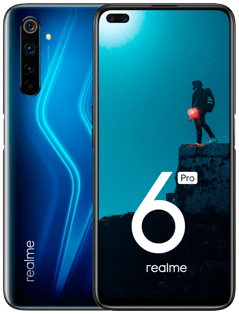 Realme 6 Pro 8/128GB - экран: 6.6" (2400x1080) 90 Гц