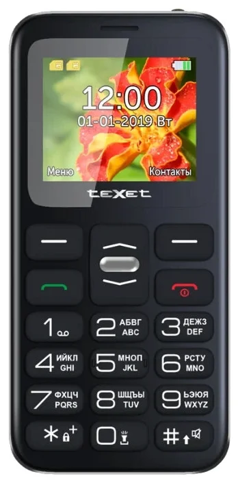 TeXet TM-B209 - экран: 1.77"