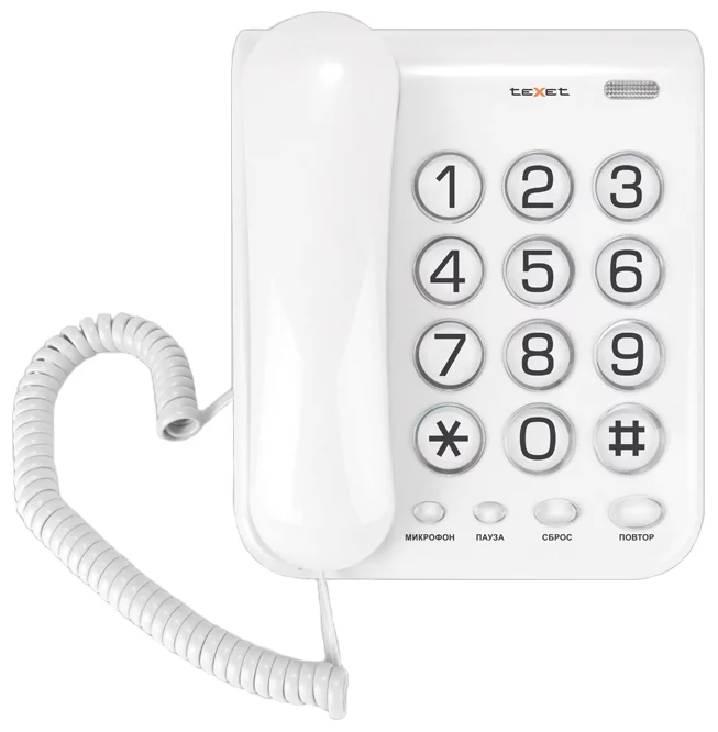 TeXet TX-262 - проводной телефон