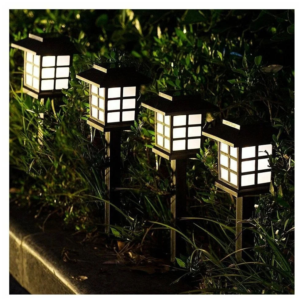 2 шт. Садовые светильники SLL "Домик" на солнечной батарее - осветительный, ландшафтный