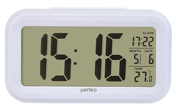 С Perfeo Snuz (PF-S2166) - дополнительные функции: часы, будильник, календарь