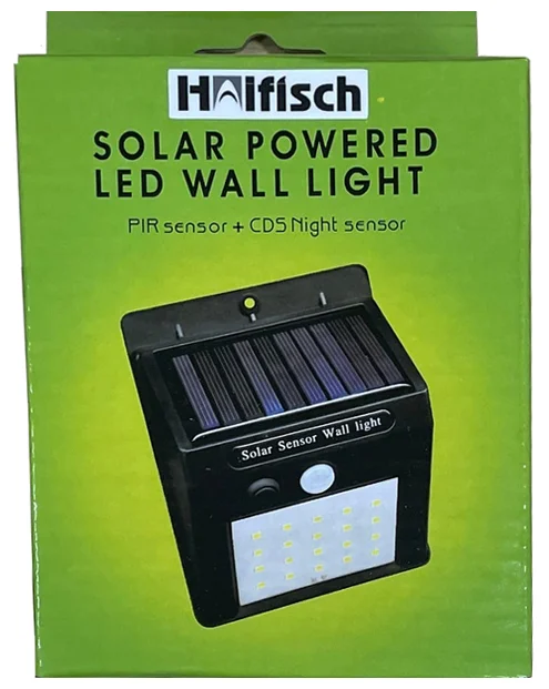 Фонарь Haifisch 20 светодиодов, на солнечной батарее - тип цоколя: встроенный светодиодный светильник (LED)