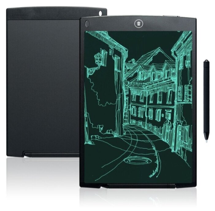 С экраном для заметок и рисования Goodly Writing Tablet, интерактивный, сенсорный с LCD дисплеем, 12 - перо в комплекте: да