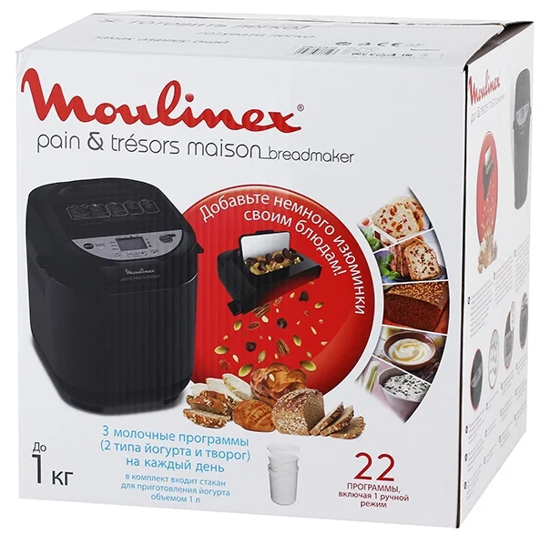 Moulinex OW251E32 Pain & Tresors Maison - 22 автоматических программ