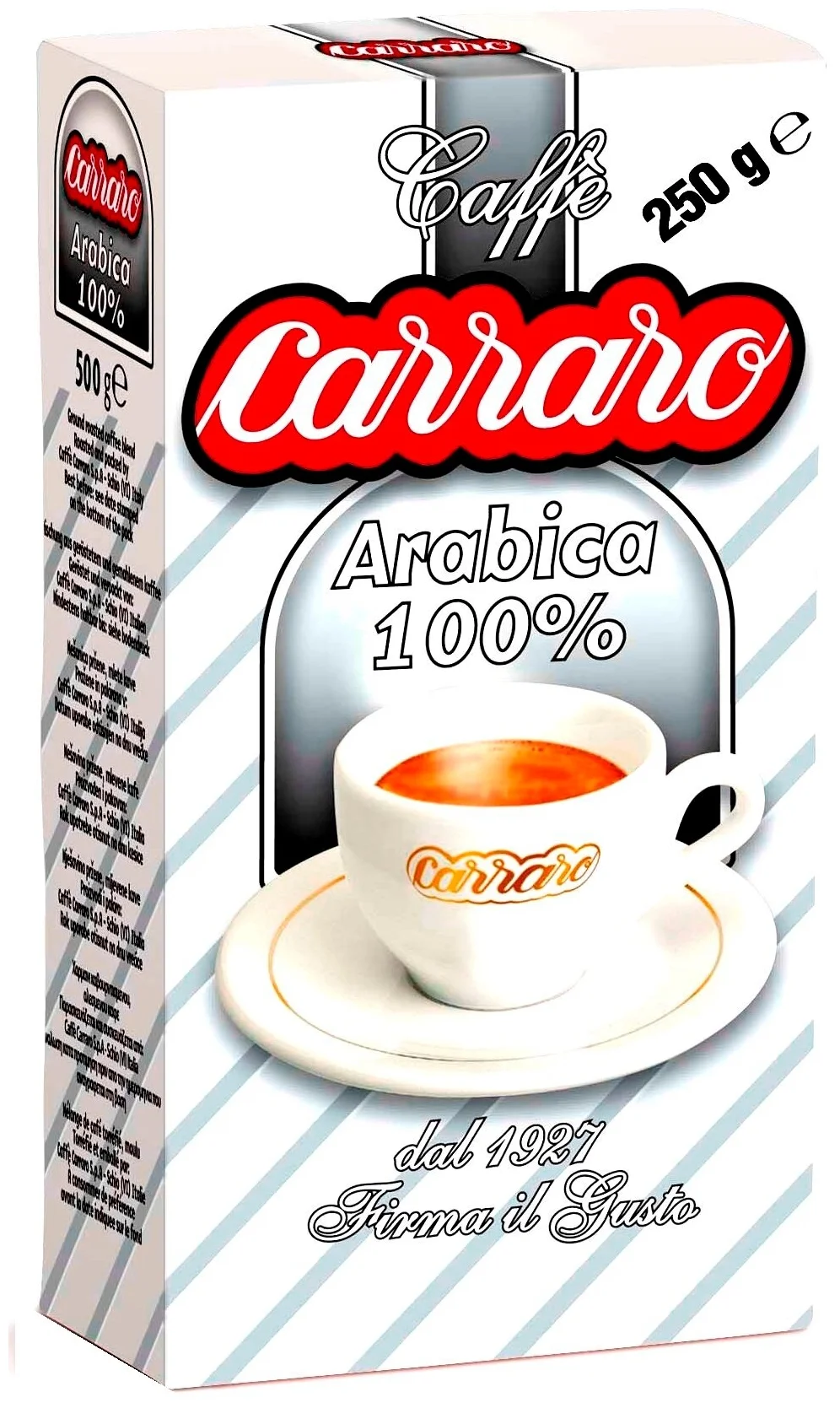 Carraro Arabica - степень обжарки: средняя