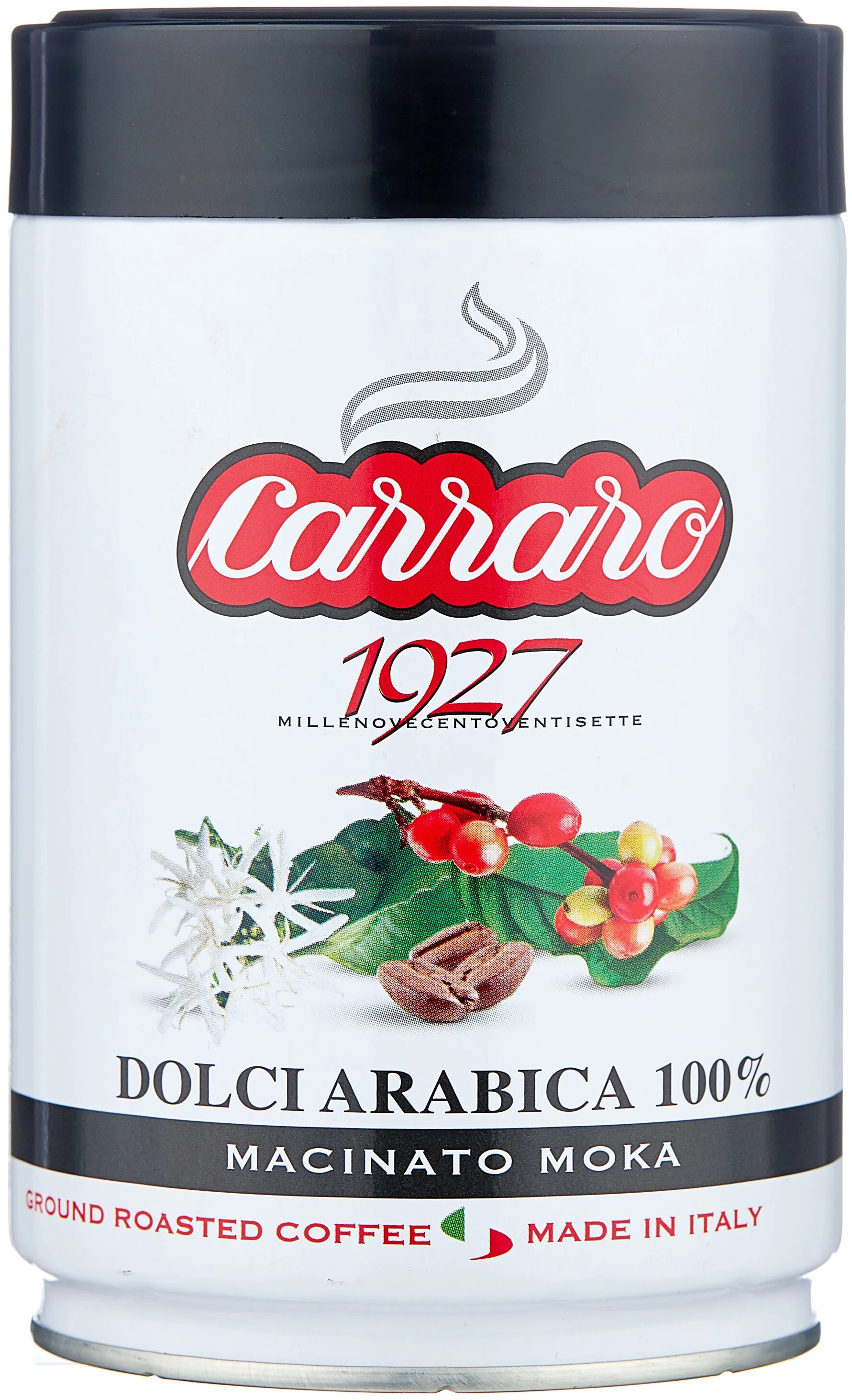 Carraro Dolci Arabica - вид зерен: арабика