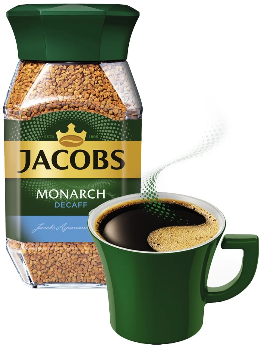 Jacobs Monarch Decaff без кофеина - страна произрастания: Колумбия