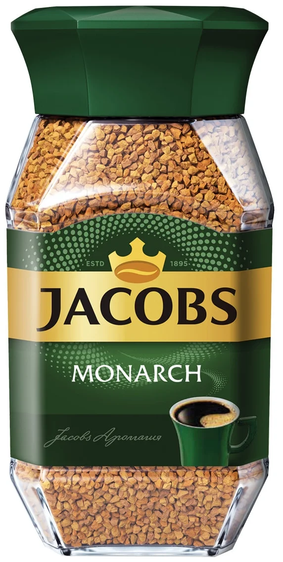 Jacobs Monarch, стеклянная банка - упаковка: стеклянная банка