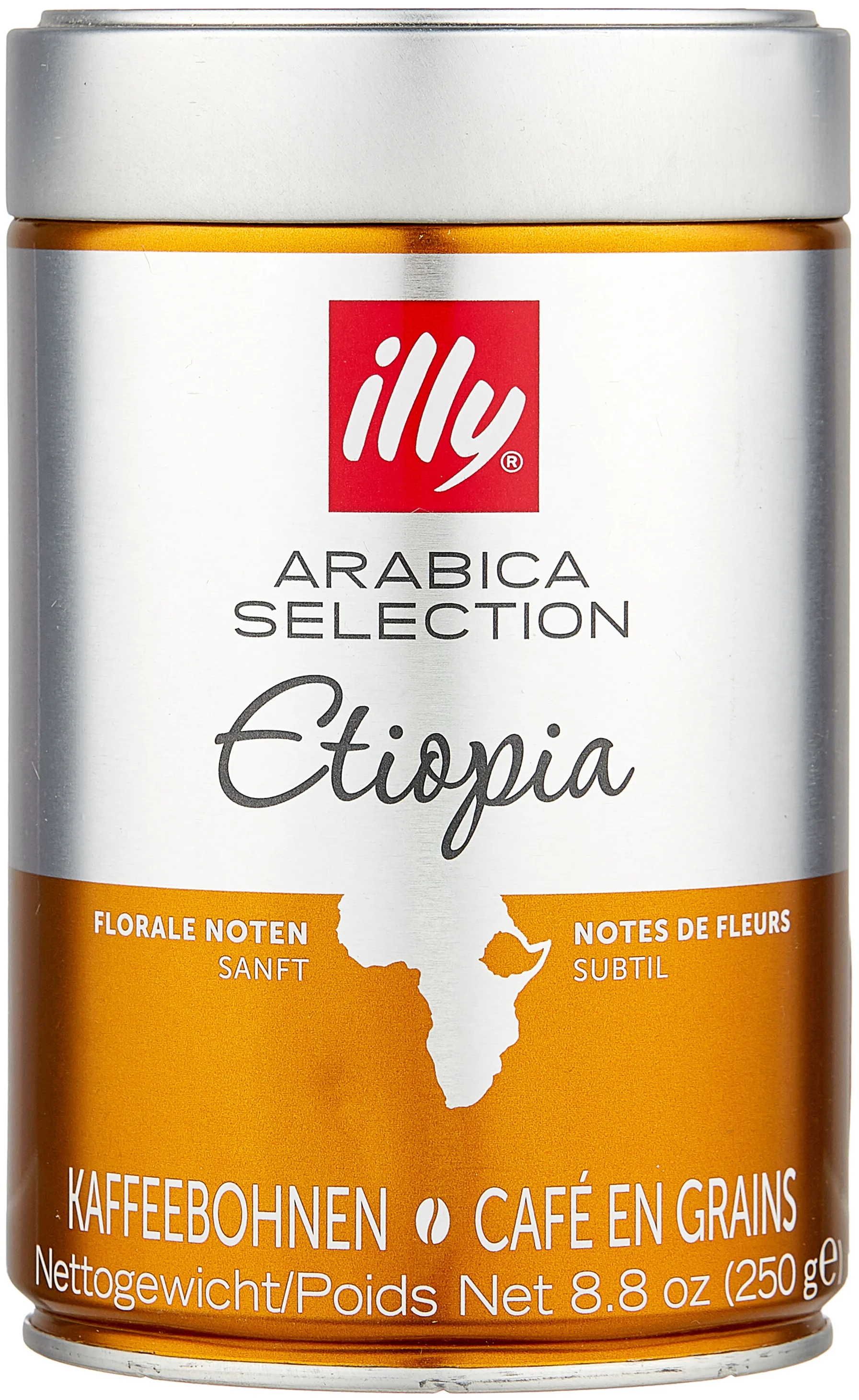 Illy "Эфиопия" - вид зерен: арабика