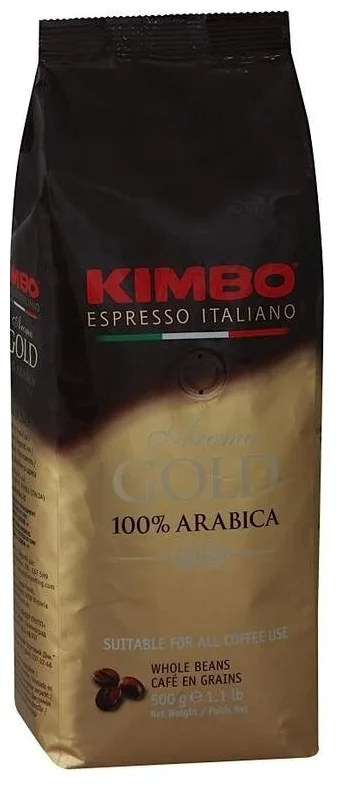 Kimbo "Aroma Gold Arabica" - упаковка: вакуумная