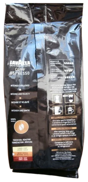 Lavazza Espresso Italiano Classico - упаковка: вакуумная
