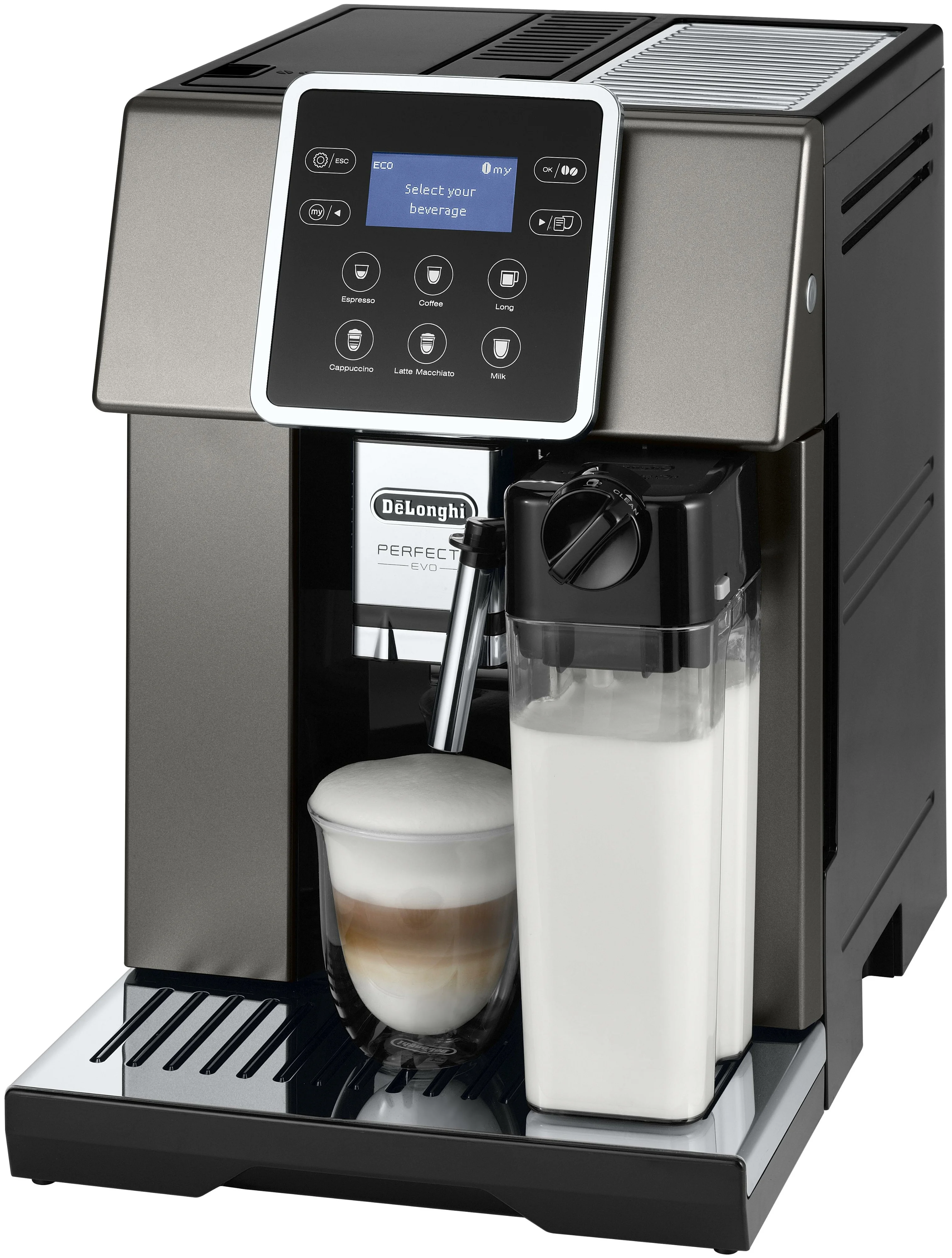 De'Longhi ESAM420.80.TB - тип используемого кофе: молотый / зерновой