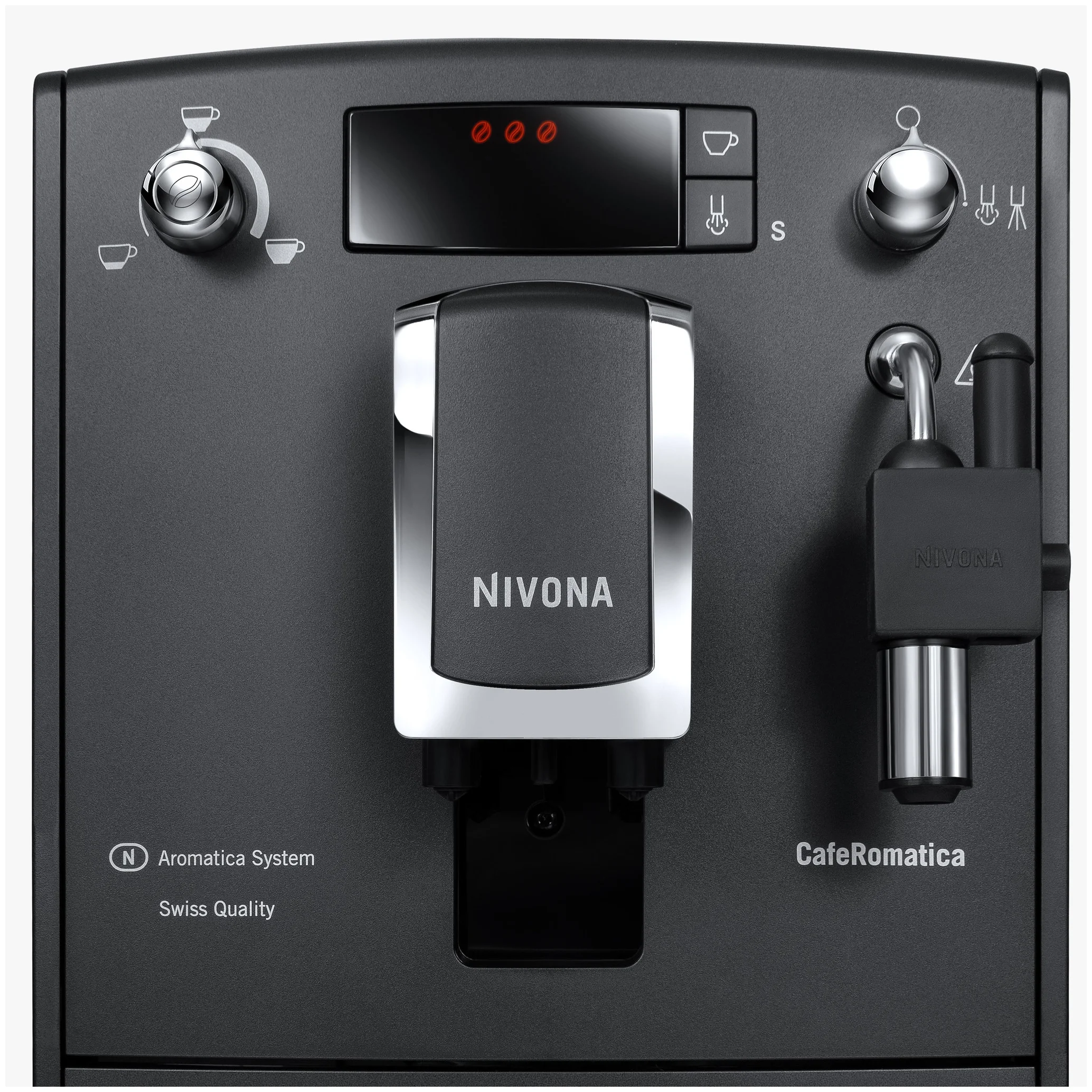 Nivona CafeRomatica NICR 520 - доп. функции: автоотключение при неиспользовании, подогрев чашек, автоматическая декальцинация, подача горячей воды