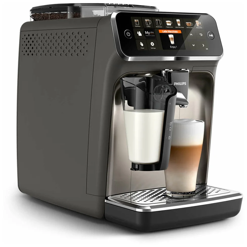 Philips EP5444/EP5447 5400 Series LatteGo - тип используемого кофе: молотый / зерновой