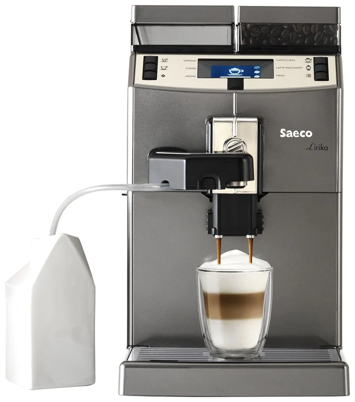 Saeco Lirika One Touch Cappuccino - тип используемого кофе: зерновой