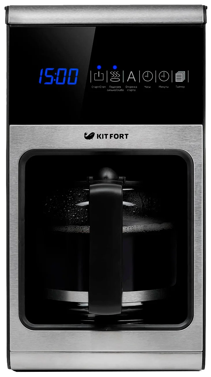 Kitfort KT-714 - доп. функции: автоотключение при неиспользовании, противокапельная система