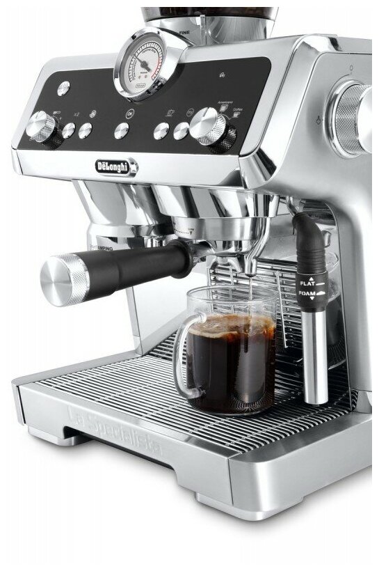 De'Longhi La Specialista EC 9335.M - настройки: температура кофе, крепость кофе, объем порции горячей воды