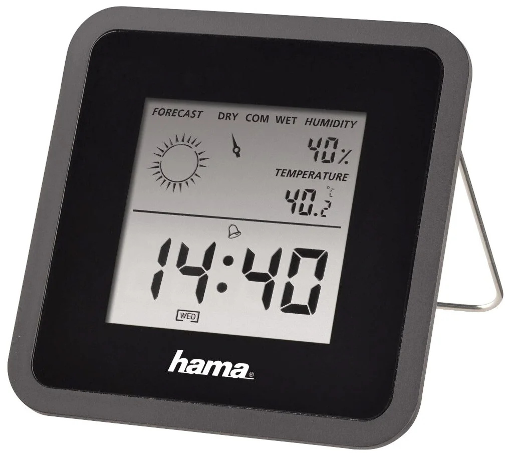 HAMA TH50 - дополнительные функции: часы, прогноз погоды, будильник, календарь