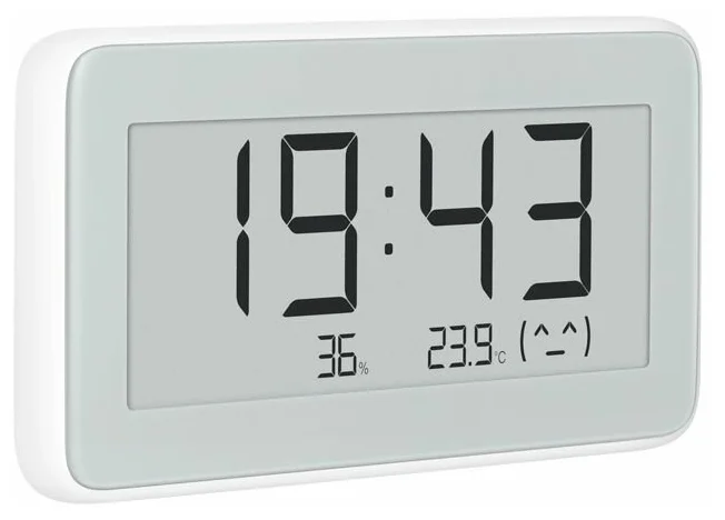 Xiaomi Mijia Temperature And Humidity Electronic Watch - дополнительные функции: часы