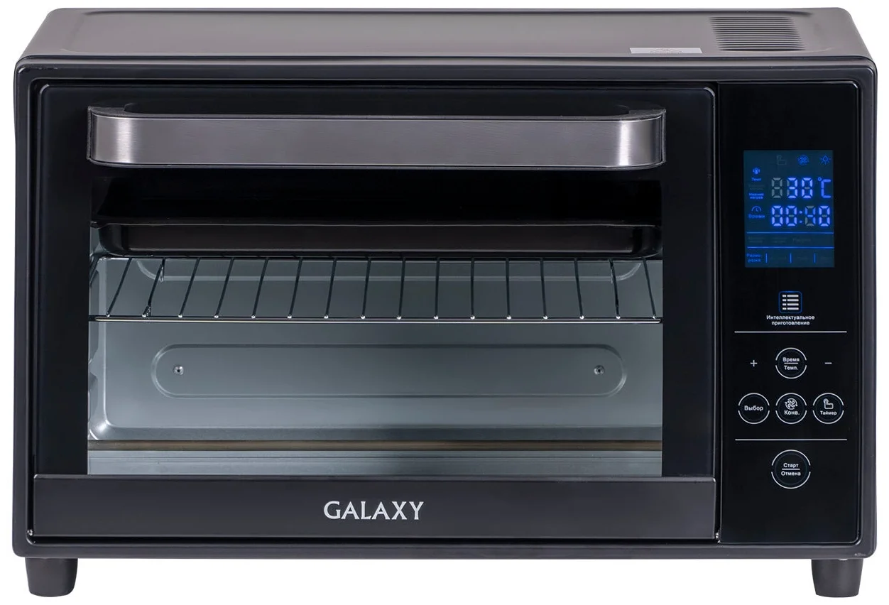 GALAXY GL2623 - режимы: верхний нагрев, нижний нагрев, конвекция, верхний+нижний нагрев