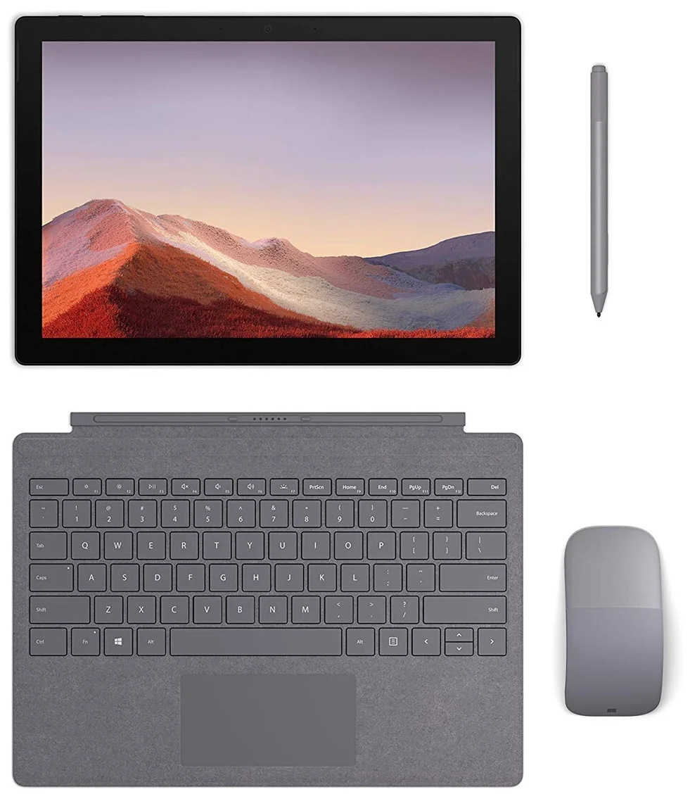 Microsoft Surface Pro 7 i3 4Gb 128Gb (2019) - беспроводные интерфейсы: WiFi 802.11ax, Bluetooth 5.0