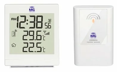 Meteo guide MG 01203 - измерения: температура в помещении, температура на улице