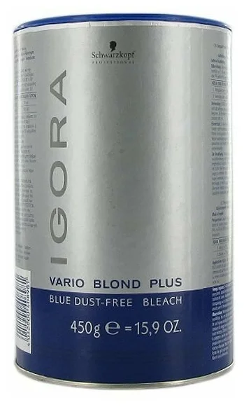 IGORA Vario Blond Plus - особенности: формула подавления пыли, ароматизированное средство