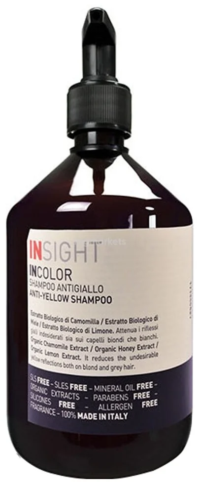 Insight Incolor Anti-Yellow - не содержит парабенов, силиконов