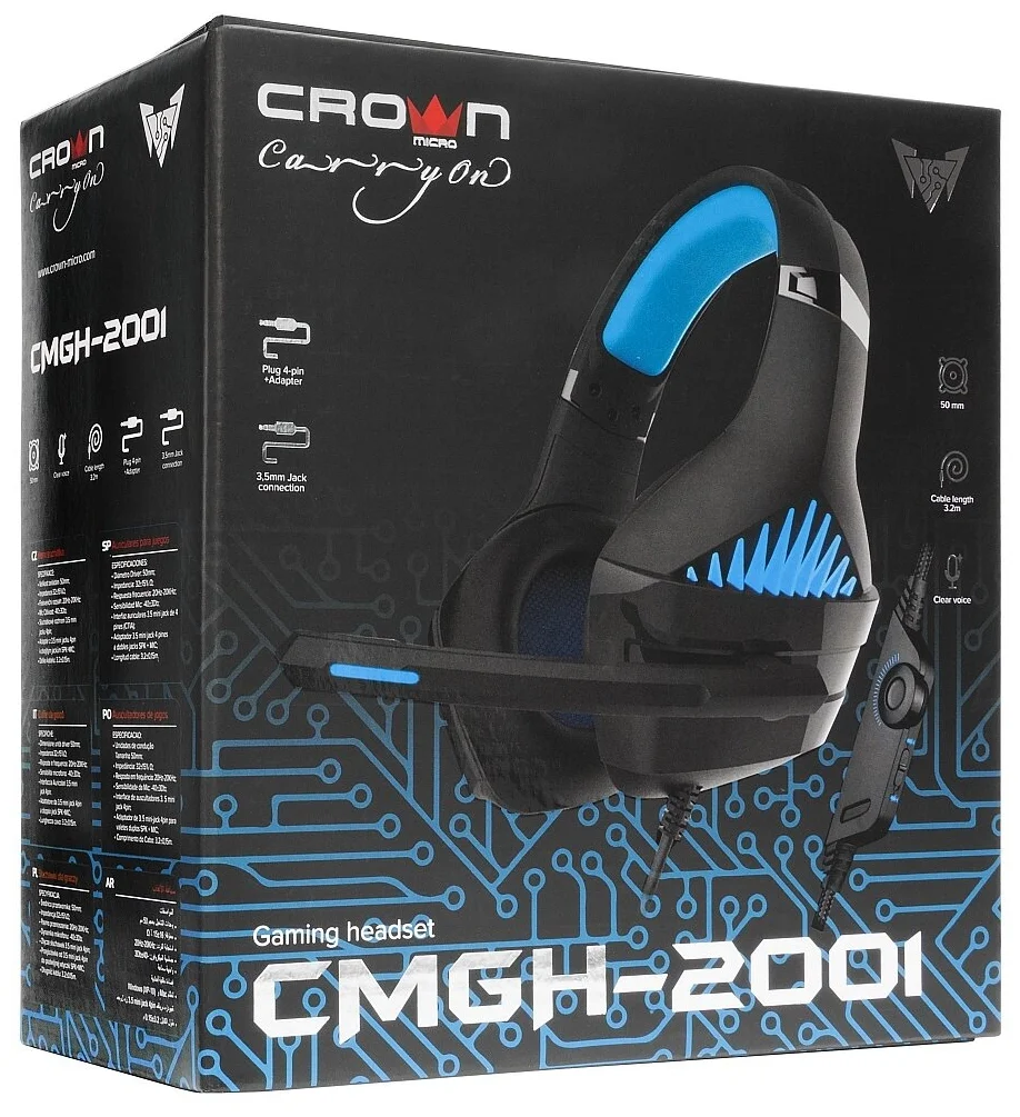 CROWN MICRO CMGH-20 - вес: 264 г