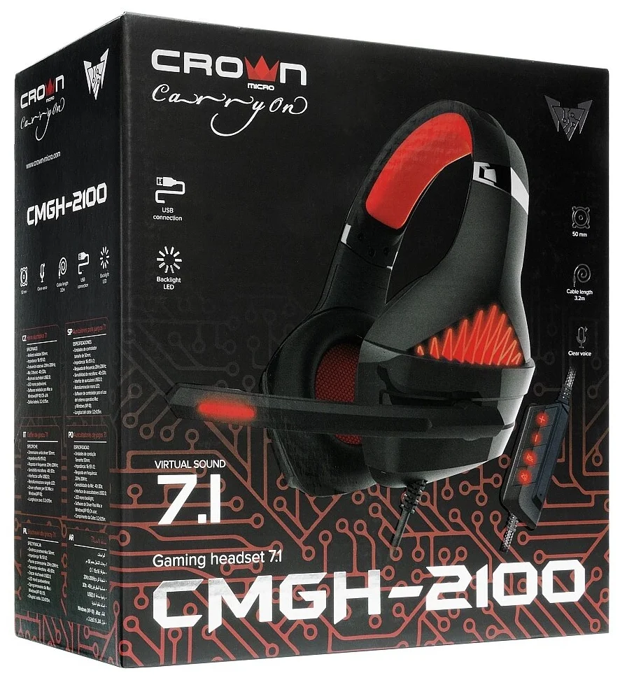 CROWN MICRO CMGH-21 - частота воспроизведения 20-20000 Гц