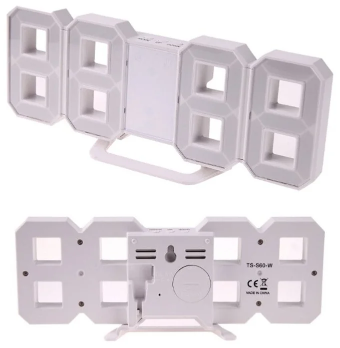 LED 3D Белый, белый - материал корпуса: пластик